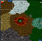 The surface of the map "Evilfest"