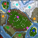 The surface of the map "Dungeon"