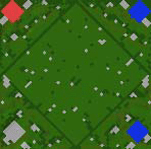 The surface of the map "Labyrinth v.2.0"