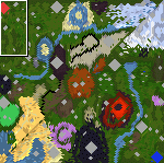 The surface of the map "Seven Steps To Glory"