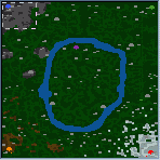 The surface of the map "Ring lie"