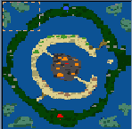 The surface of the map "circleborn"