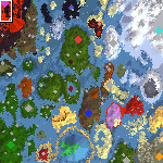 The surface of the map "Faerie Land"
