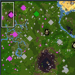 The surface of the map "1 Amused Player"
