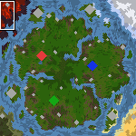 The surface of the map "Isle"