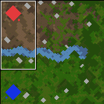 The surface of the map "Small"