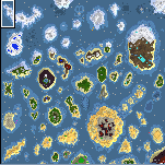 The surface of the map "Pirates LTD"