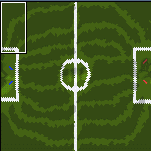 The surface of the map "Soccer for heroes"