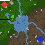 The surface of the map "Lake cghost"