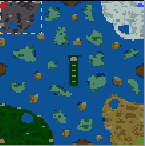The surface of the map "Blood Islands"