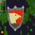 The surface of the map "The people Griffon"