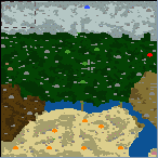 The surface of the map "Hyorvard"