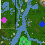 The surface of the map "forest story"