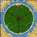 The surface of the map "Island of Sunrise v 1.1"
