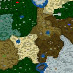 The surface of the map "Continental War 1.2"