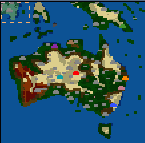 Поверхность карты "Australia"